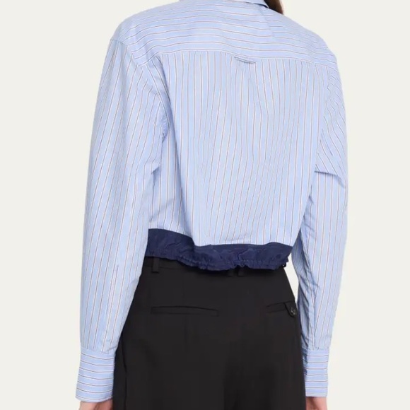 SIMKHAI Adryck Long-Sleeve Drawstring Shirt - Picture 6 of 7